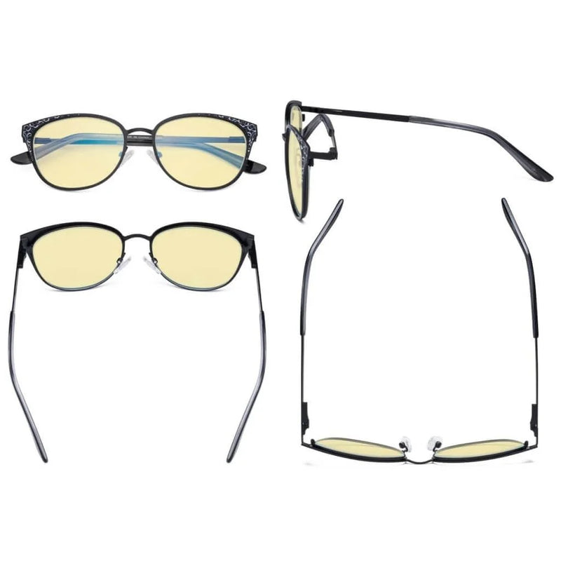 eyekeeper.com Cat-eye Blue Light Filter Glasses LX19045-BB60 Eyeglasses