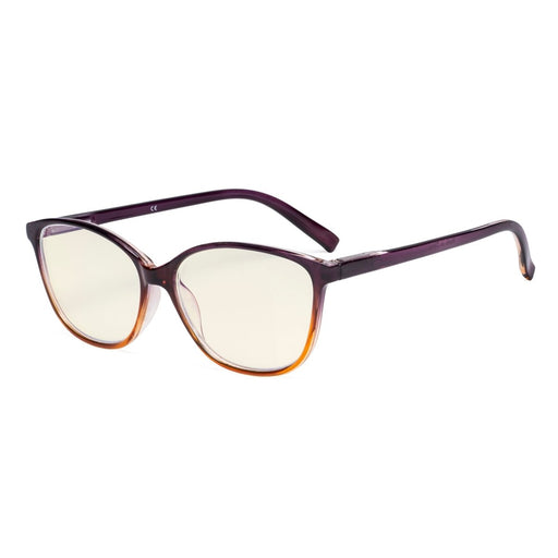 eyekeeper.com Two-tone Stylish Blue Light Filter Readers UVRFH2 Eyeglasses