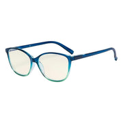 eyekeeper.com Two-tone Stylish Blue Light Filter Readers UVRFH2 Eyeglasses