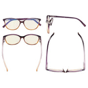 eyekeeper.com Two-tone Stylish Blue Light Filter Readers UVRFH2 Eyeglasses