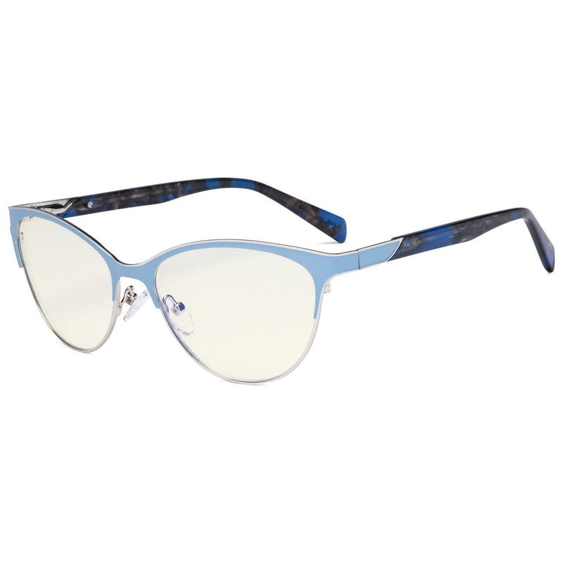 eyekeeper.com Cat-eye Blue Light Filter Eyeglasses LX19038-BB40 Eyeglasses