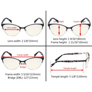 eyekeeper.com Cat-eye Blue Light Filter Eyeglasses LX19038-BB40 Eyeglasses