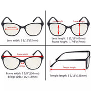 eyekeeper.com Cat-eye Blue Light Filter Reading Glasses UVFH1570 Eyeglasses