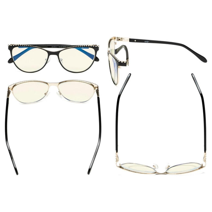 Eyekeeper - Cat-Eye Blue Light Blocking Readers Lx17014