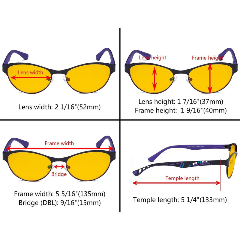 eyekeeper.com Cat-eye Blue Light Blocking Reading Glasses HP17004 Eyeglasses