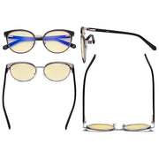 eyekeeper.com Cat-eye Blue Light Blocking Eyeglasses LX19005-BB60 Eyeglasses