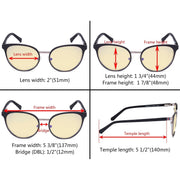 eyekeeper.com Cat-eye Blue Light Blocking Eyeglasses LX19005-BB60 Eyeglasses