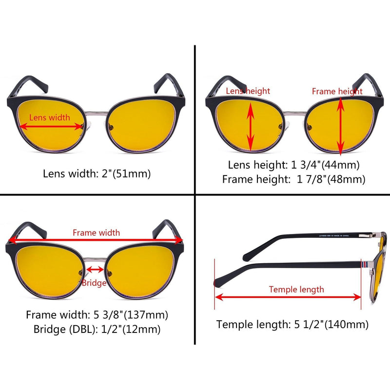 eyekeeper.com Cat-eye Blue Light Blocking Eyeglasses LX19005-BB90 Eyeglasses