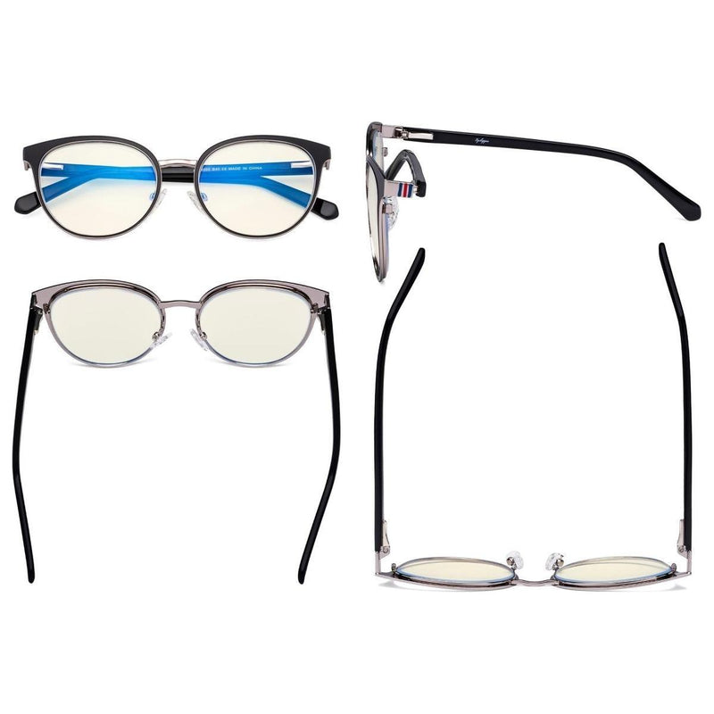eyekeeper.com Cat-eye Blue Light Filter Eyeglasses LX19005-BB40 Eyeglasses
