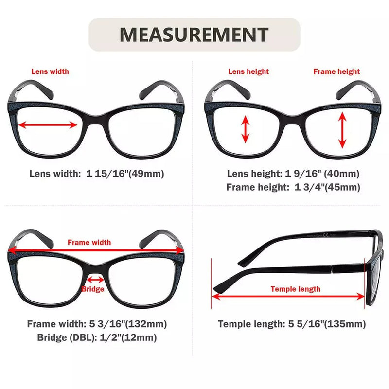 eyekeeper.com Cat-eye Readers Fashion Colorful Reading Glasses R2030 Eyeglasses