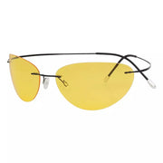 eyekeeper.com Cat-eye Rimless Titanium Frame Polarized Sunglasses S1506 Sunglasses