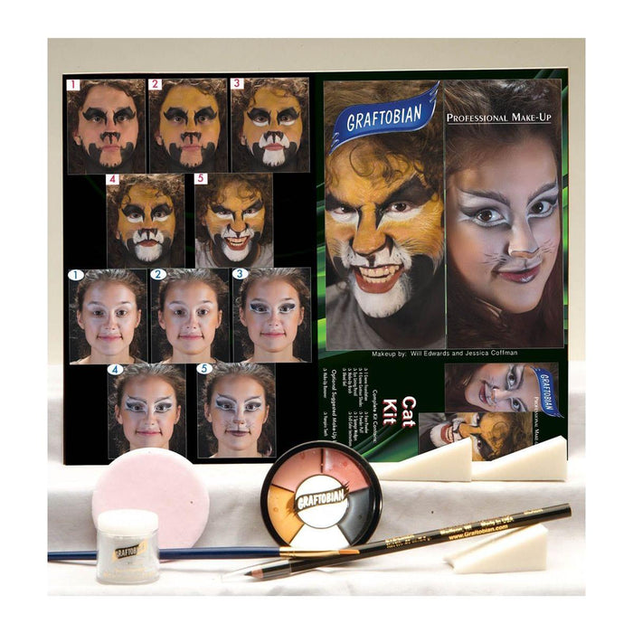 Graftobian Make-Up Company - Cat Makeup Kit - 4oz