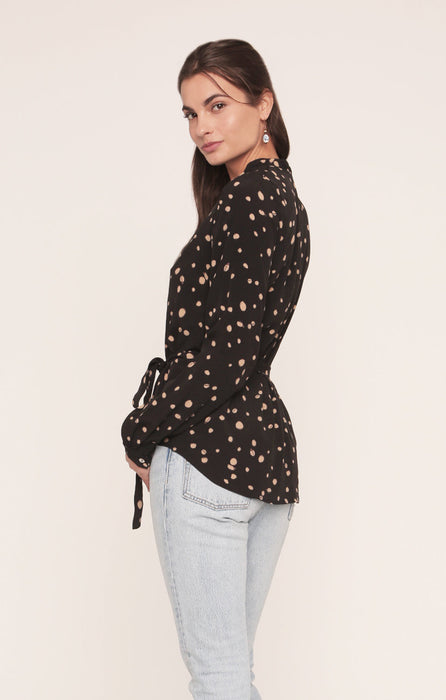 Catamaran Wrap Blouse | Dot