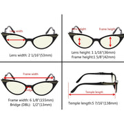 eyekeeper.com Cat-eye Blue Light Filter Reading Glasses CG914 Eyeglasses