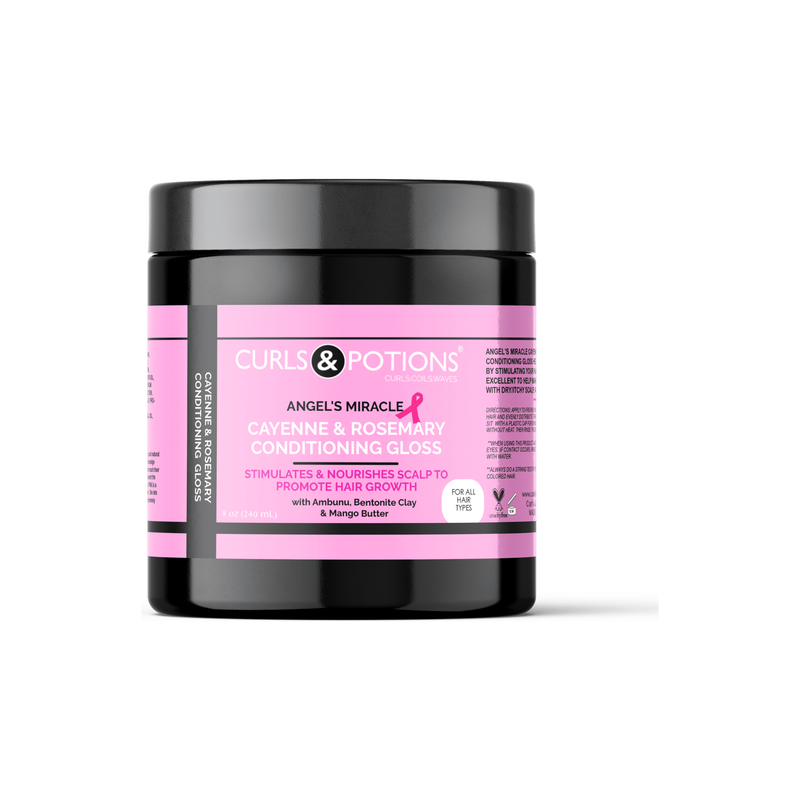 Curls & Potions Angel's Miracle Cayenne & Rosemary Conditioning Gloss Stylers