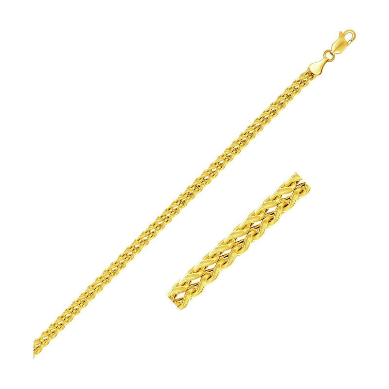 Bids.com 3.2mm 14k Yellow Gold Square Franco Chain Necklaces