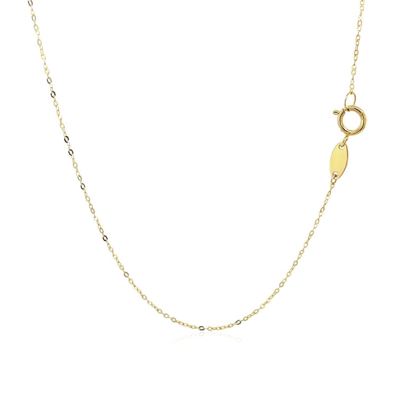 Bids.com 14k Yellow Gold with Peace Symbol Pendant Pendants