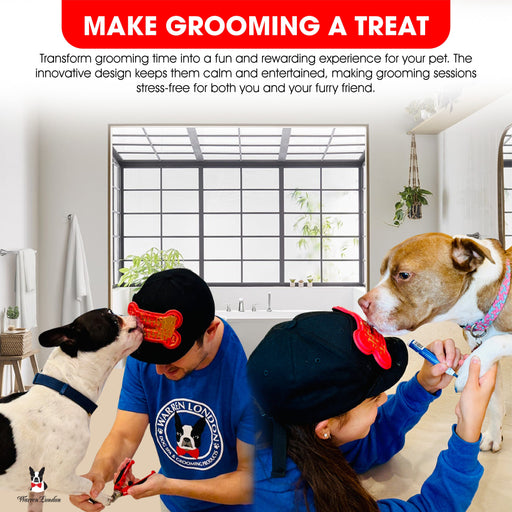 Warren London Distract-A-Hat ™ The Dog Lick Hat Pet Grooming Supplies