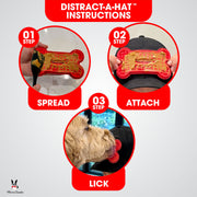 Warren London Distract-A-Hat ™ The Dog Lick Hat Pet Grooming Supplies