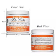 COLEHERBALS 28 - Dr. Cole's Organic Cough Cold Congestion Bath Salts Herbal