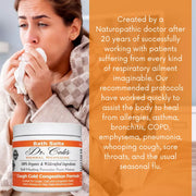 COLEHERBALS 28 - Dr. Cole's Organic Cough Cold Congestion Bath Salts Herbal