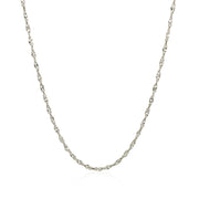 Bids.com Sterling Silver 1.6mm Singapore Style Chain Necklaces