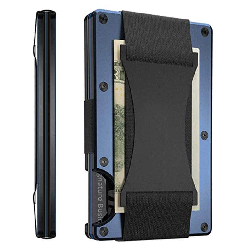 SmartPursue™ Carbon Fiber Wallet - RFID Blocking Metal Card Holder Card Wallet