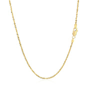 Bids.com 14k Yellow Gold Sparkle Chain 1.1mm Necklaces