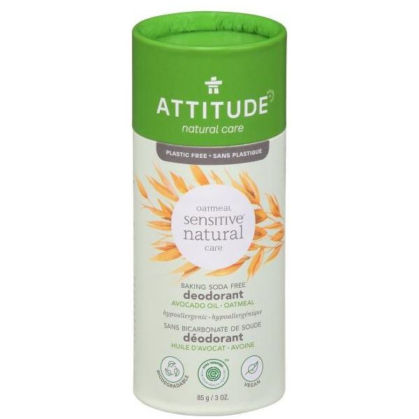 Attitude Deodorant Sensitive Avocado Oil  - 3 Oz