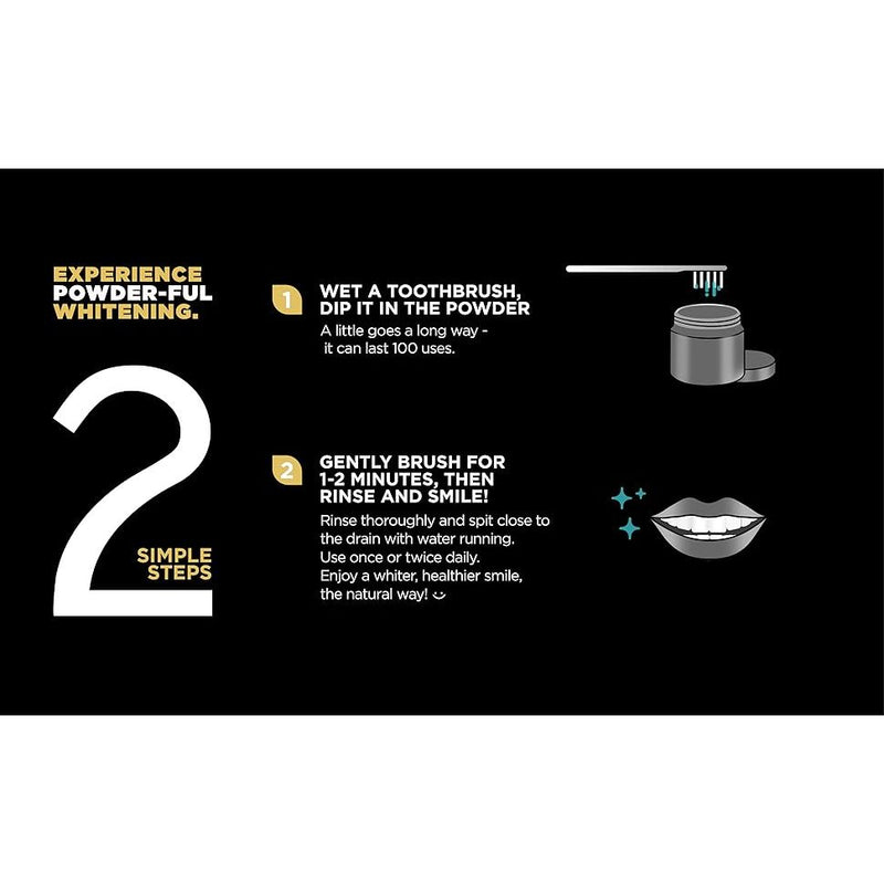 Active Wow Activated Charcoal Teeth Whitening Powder AW Oral Care