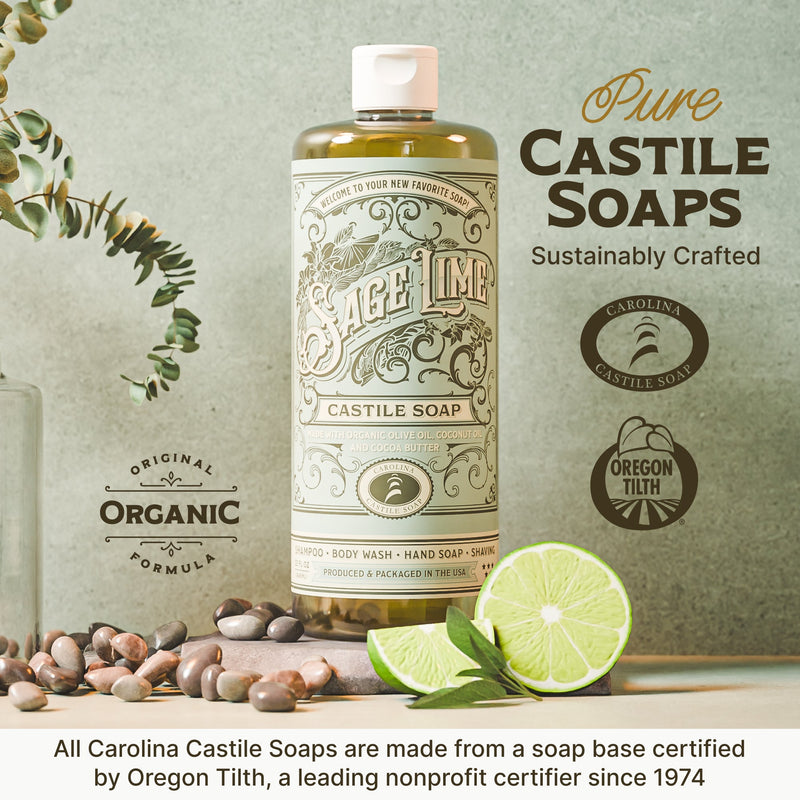 Carolina Castile Soap Sage Lime Castile Soap