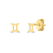 Bids.com 14K Yellow Gold Gemini Stud Earrings Earrings