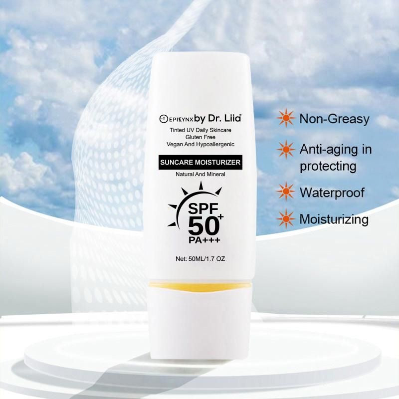EpiLynx SPF 50 Mineral Moisturizer – Hydrating, Vegan & Sensitive-Skin Friendly suncare