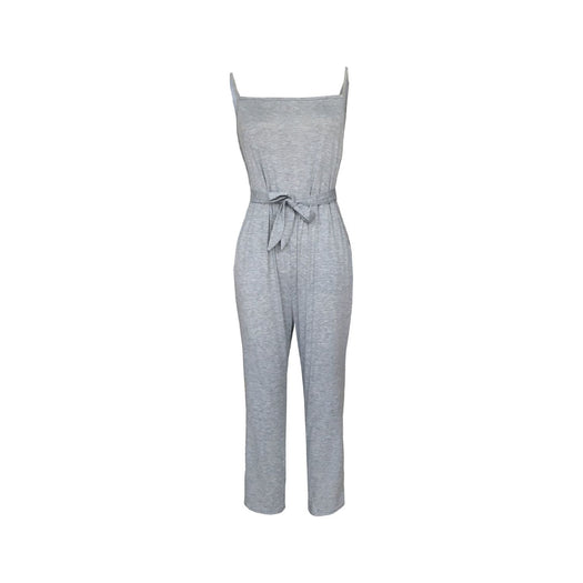 Tied Spaghetti Strap Square Neck Jumpsuit