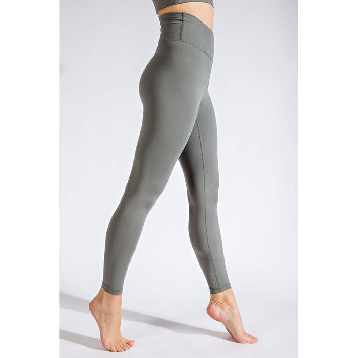 V Waist Full Length Leggings