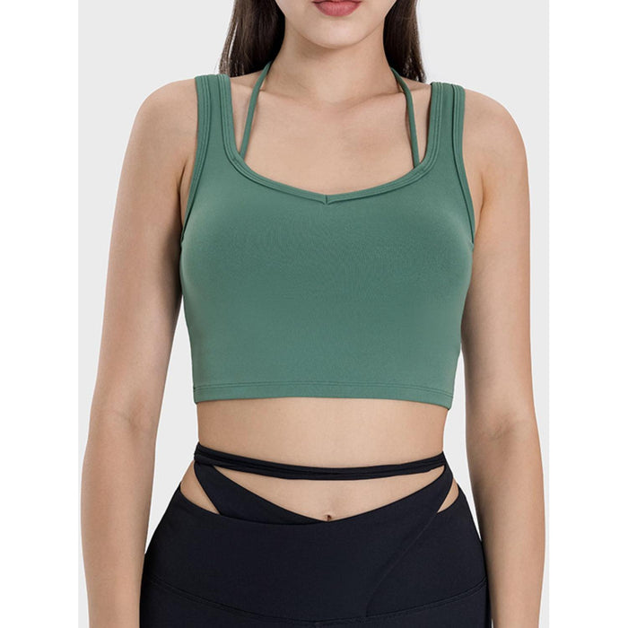 Crisscross Square Neck Active Tank