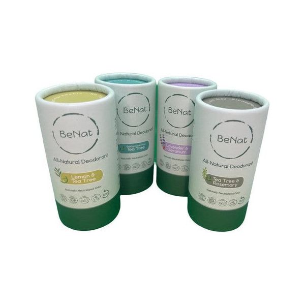 All Natural, Plastic-Free Deodorants. 3oz.