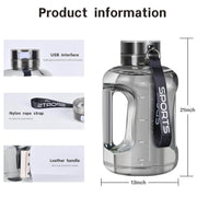 SmartPursue™ Portable Hydrogen Water Bottle 1.5L Rich Molecular Hydrogen Water Bottle