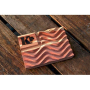 kbarsoapco Cedar 'Merica Flag Soap Dish