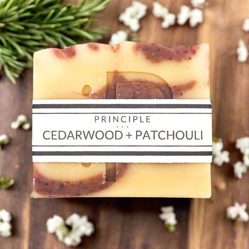 P R I N C I P L E Cedarwood + Patchouli Soap Bar Soap
