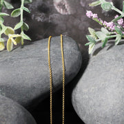Bids.com 14k Yellow Gold Diamond Cut Rolo Chain 1.1mm Necklaces