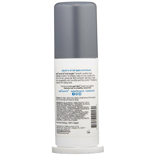 VIP Extensions Celeb Luxury Leave-In Vegan Professional Hair Styler 3.4 fl oz Leave-In Conditioner White Smoke