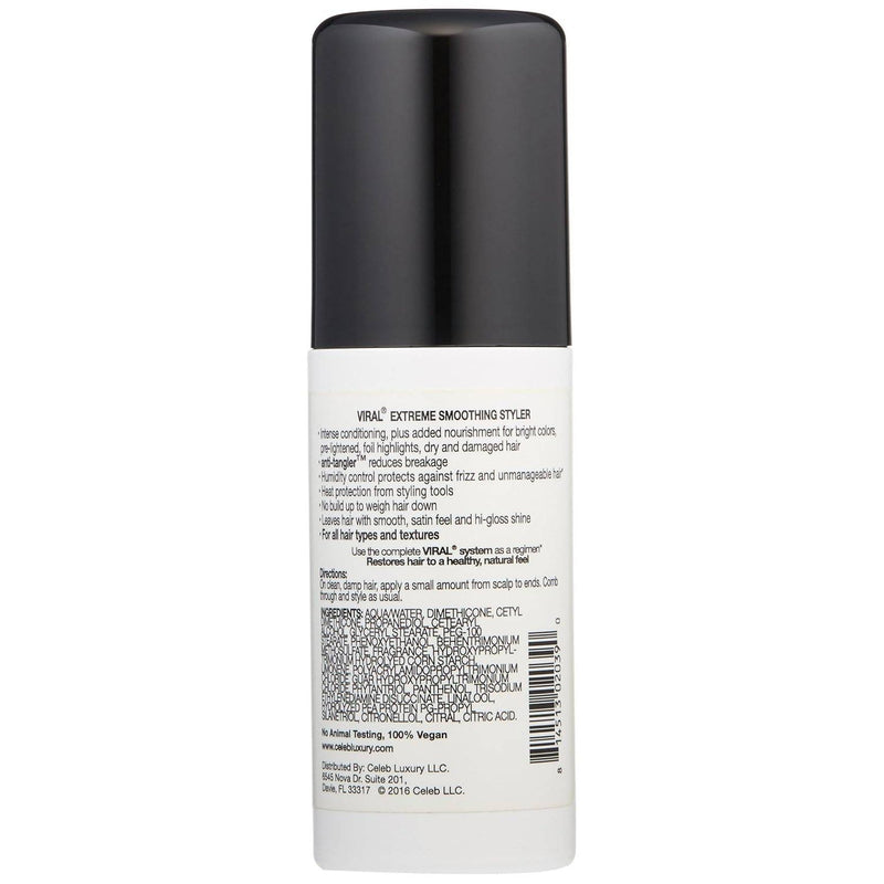 VIP Extensions Celeb Luxury Leave-In Vegan Professional Hair Styler 3.4 fl oz