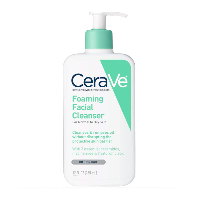 CeraVe CeraVe Foaming Facial Cleanser, Liquid, 12 oz Skin Care