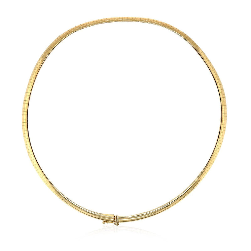 Bids.com 14k Yellow Gold Classic Omega Style Chain (6 mm) Necklaces