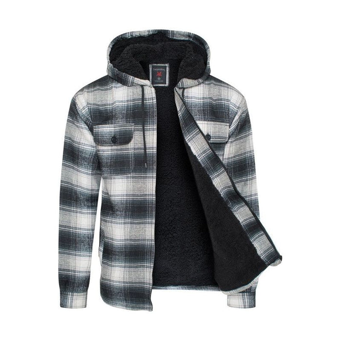 Men's Flannel Sherpa Lining Jacket