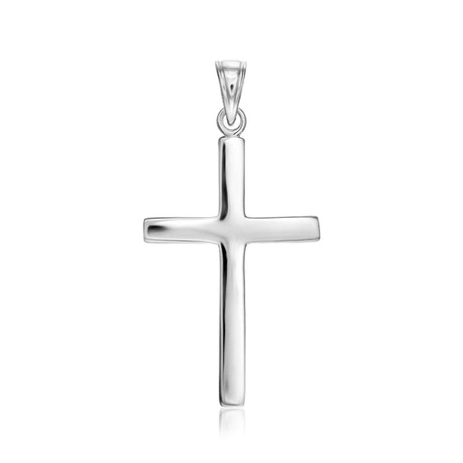 Bids.com Sterling Silver Polished Cross Pendant Pendants