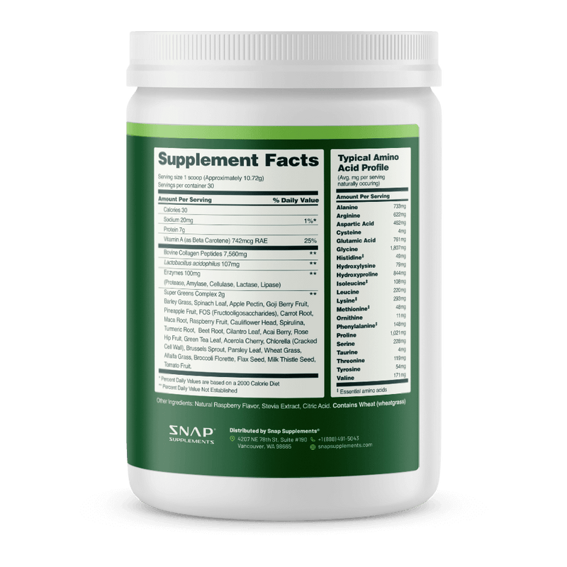 Snap Supplements Collagen & Greens