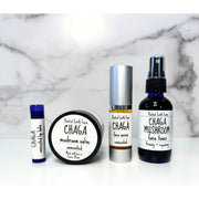 Rooted Earth Farm + Apothecary Chaga Skin Care Gift Set Herbal Salves + Balms