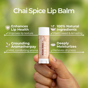 Ora's Amazing Herbal Natural Lip Balm, Herbal Infused, Chai Spice